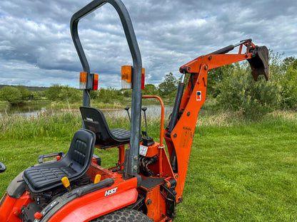 Used Kubota B2100 Compact Tractor with Front Loader and Backhoe
