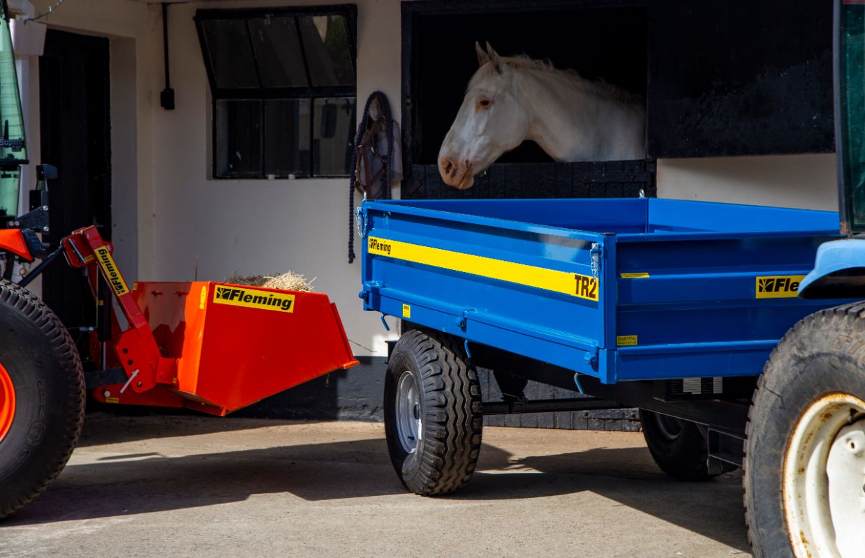 Fleming tractor tipping trailer 